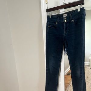 Paige dark wash low rise  flare jeans - size 28